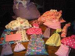 Sophia's Birthday - Fabric Gift Bags