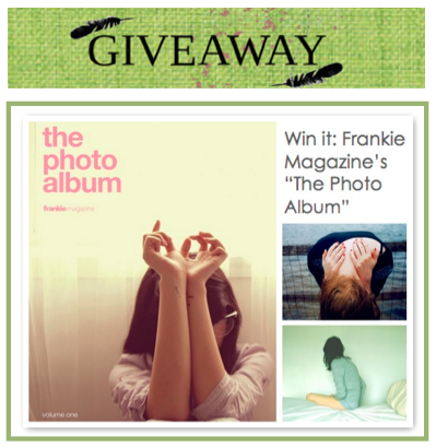 Frankie Photo Album Giveaway