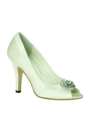 Elegant wedding shoes. 