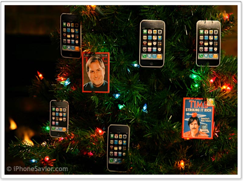 iPhone Christmas Tree Joy