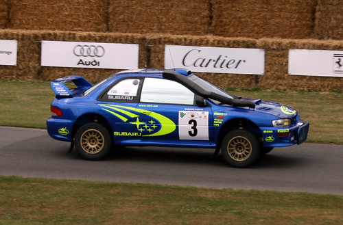 Richard Burns Subaru Impreza Rally Car Goodwood Festival of Speed 2009