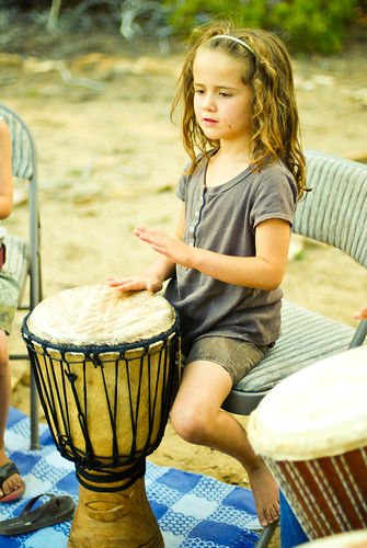 girl likes to drum