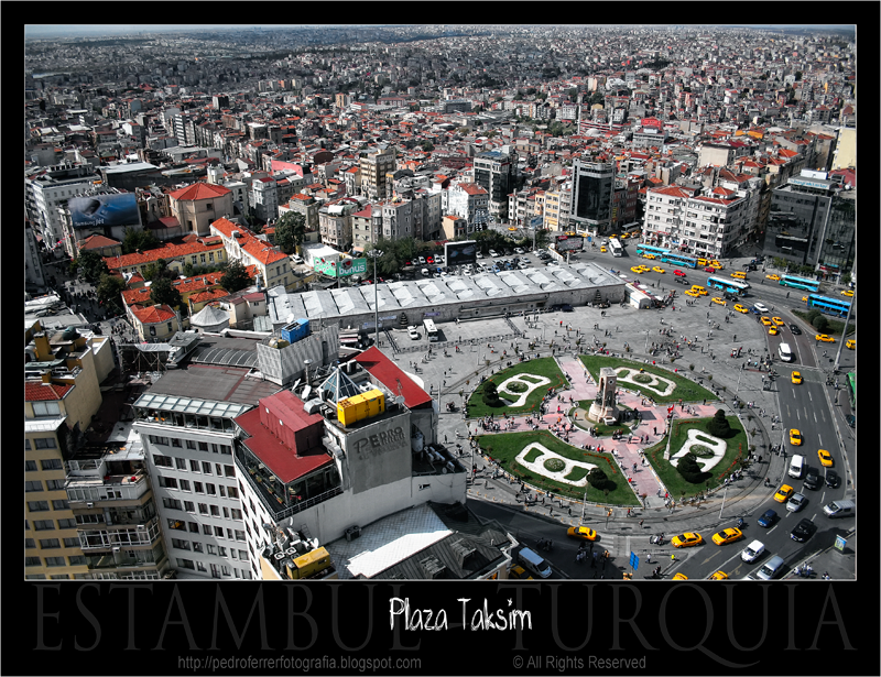 Plaza Taksim y Estambul (lado Europeo)