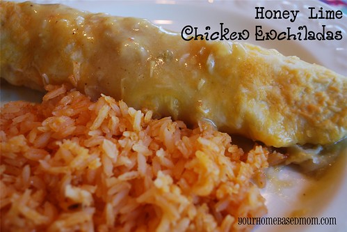 honey lime chicken enchilada