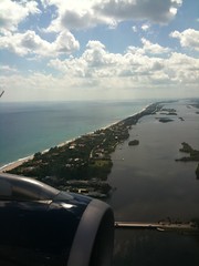 View flying in to West Palm
