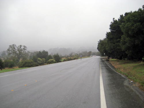 Sand Hill Road in the Rain