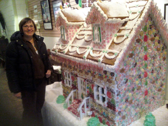Sister with Gingerbread House (Click to enlarge)