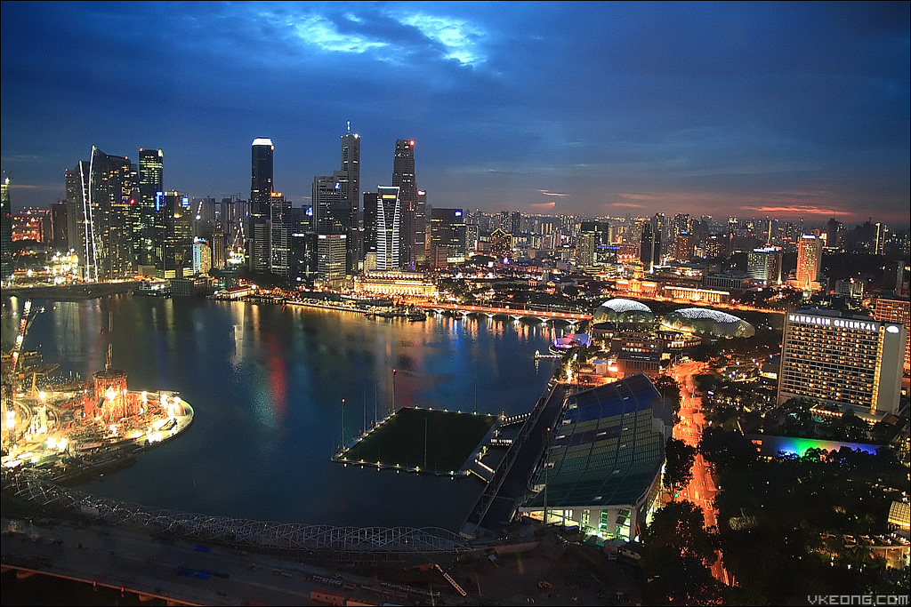 singapore flyer view
