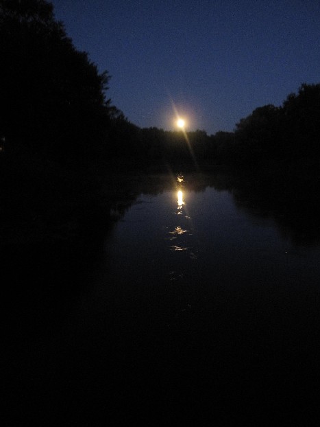 Moon Rise Over the River