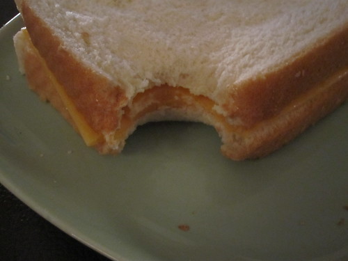 Schoolgir-style cheese sandwich