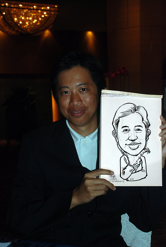 Caricature live sketching for The Law Society of Singapore - 3