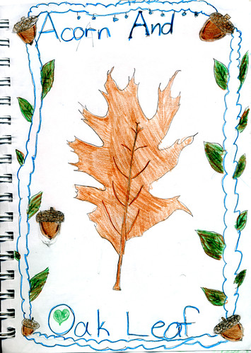 Oak Leaf & Acorn (by Zippy age 9)