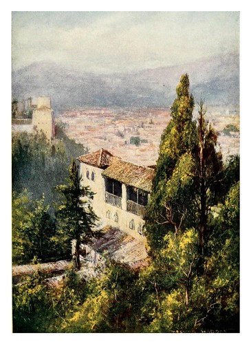 041-Granada-desde el Generalife-Southern Spain 1908- Trevor Haddon
