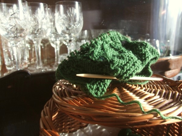 The beginnings of a green beret