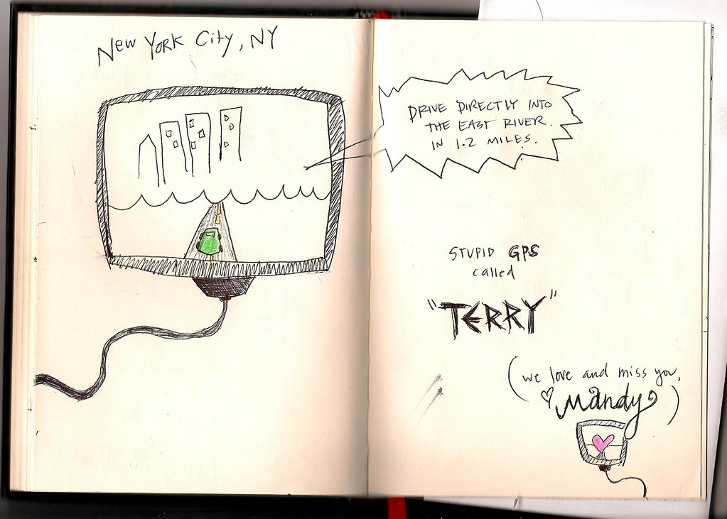 Tour Doodle 2009: Pages 8 & 9