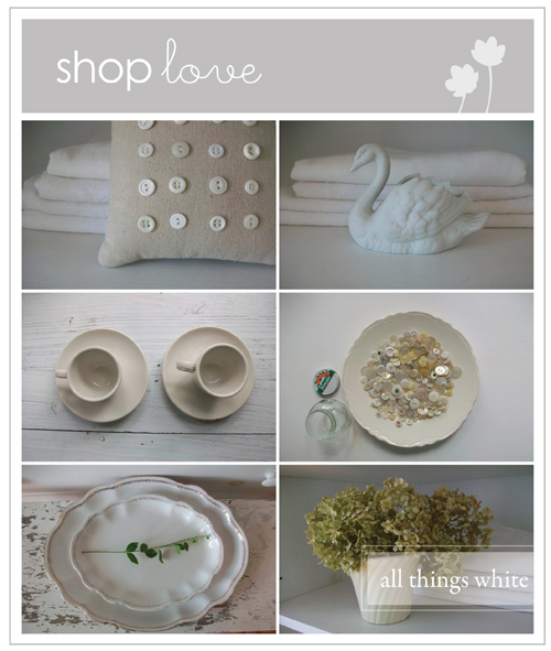 shop love: all things white.