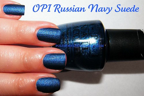 OPI Russian Navy Suede
