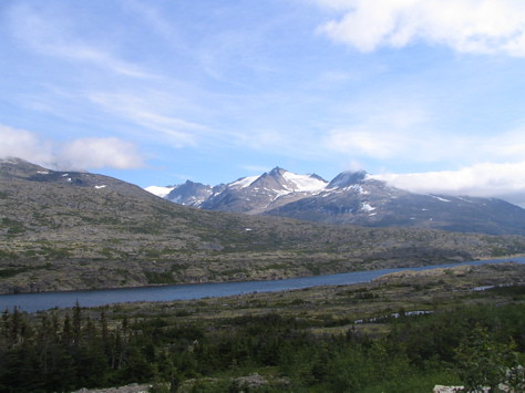 Scenery on the way home, traveling north on the South Klondike highway