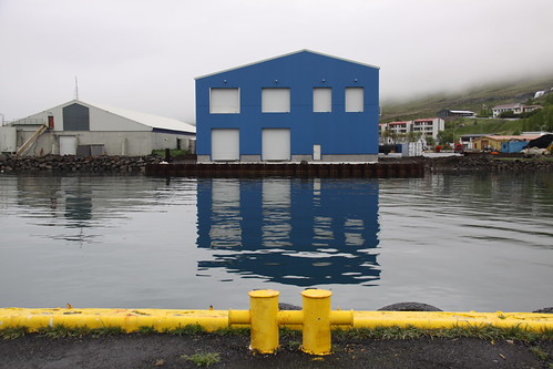 Blue Building, Eskifjordur Iceland (by ChrisGoldNY)