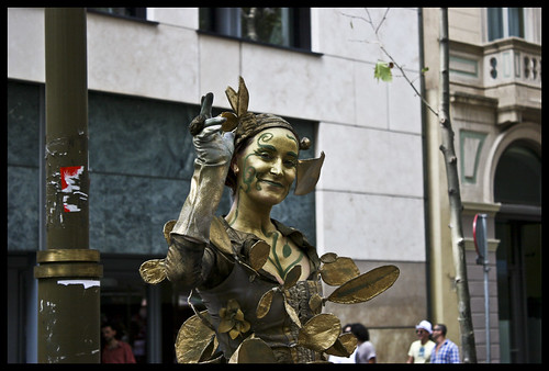Lady on Las Ramblas, Barcelona