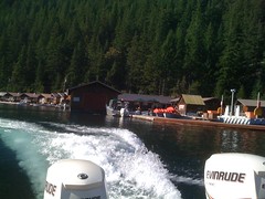 Ross Lake Resort water taxi