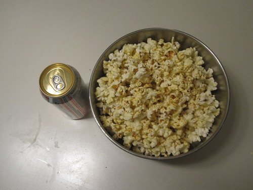 Popcorn, Diet Coke