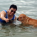 Teaching Char Siew how to Swim