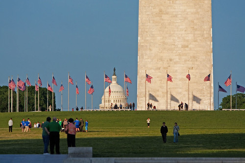 Washington Monument and Capitol, Washington, DC