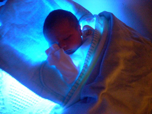 blue baby box light