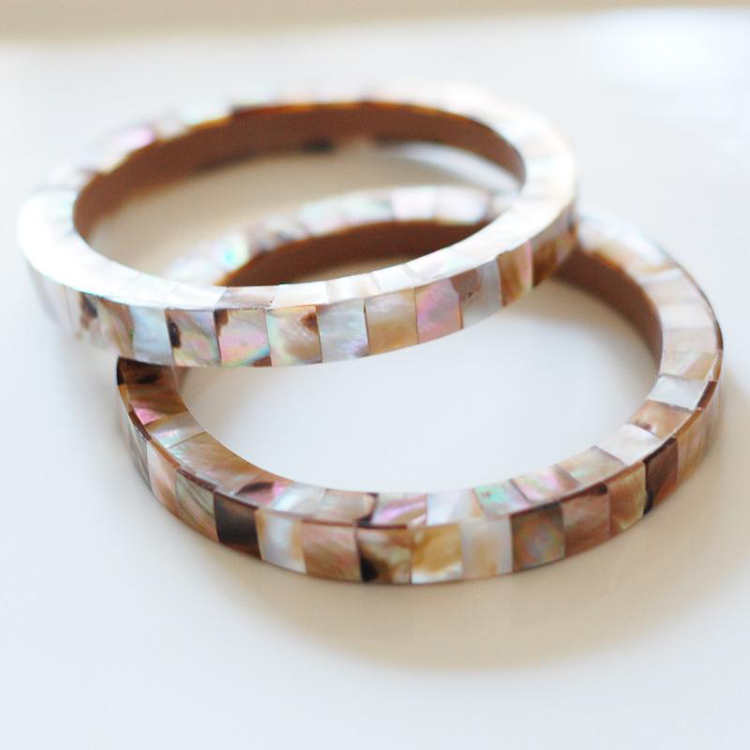 mother of pearl bangle
