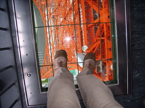 ガラスの床@東京タワー