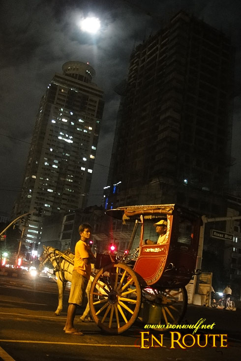 Manila at Night Calesa