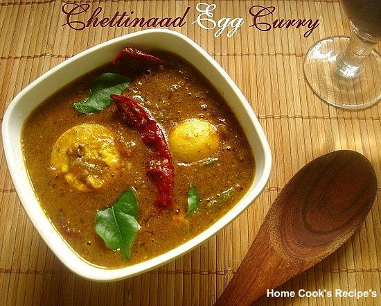 Spicy Chettinaad Egg Curry