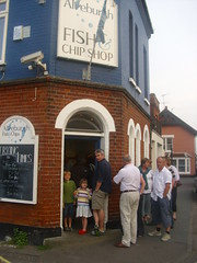 Queuing for Britain's best fish and chips