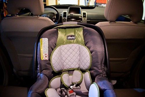 Fig's car seat