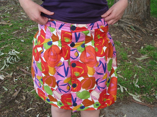 Sew Hip Skirt, close up