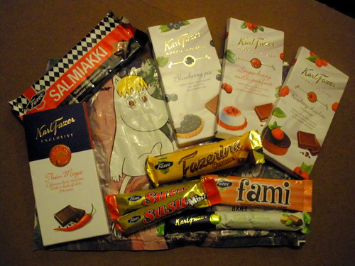 Chocolate swap from Finland