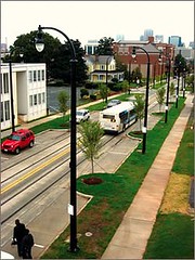 a complete street in Charlotte (courtesy of US EPA)