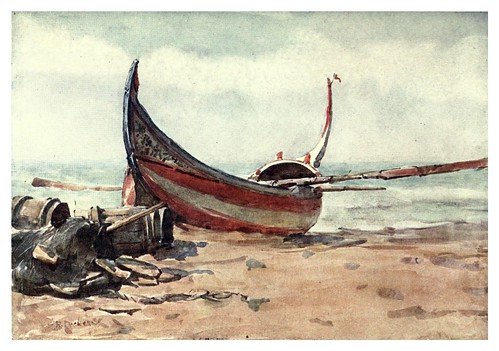 031- Un bote sardinero-Portugal its land and people- Ilustraciones de S. Roope Dockery 1909