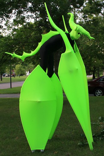 praying mantis/alien costume
