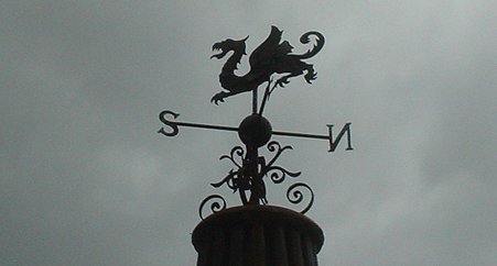 Farmleigh Weather Vane In Stormy Weather