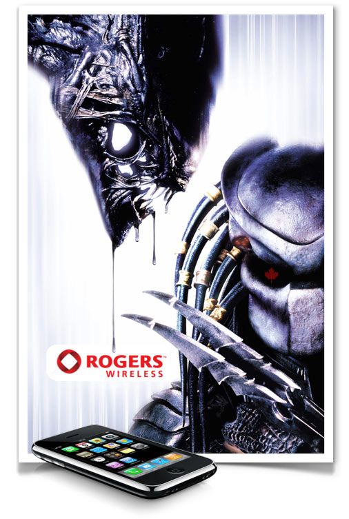 Rogers Wireless Alien vs. Predator