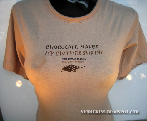 chocolate makes my clothes shrink