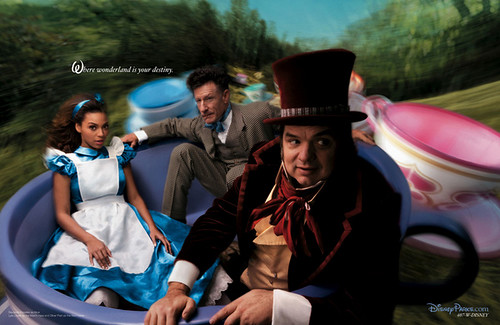 Beyonce Knowles Lyle Lovett and Oliver Platt as Alice in Wonderland 
