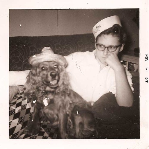 mom and dog- 1957 aka 