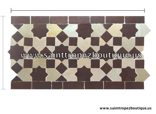 Moorish tile Zellige tile by wwwsainttropezboutiqueus