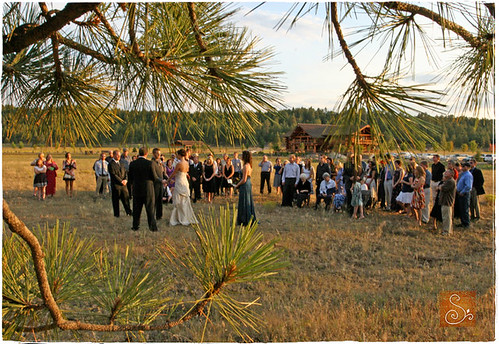 Cori Evan's vintage rustic wedding in a meadow