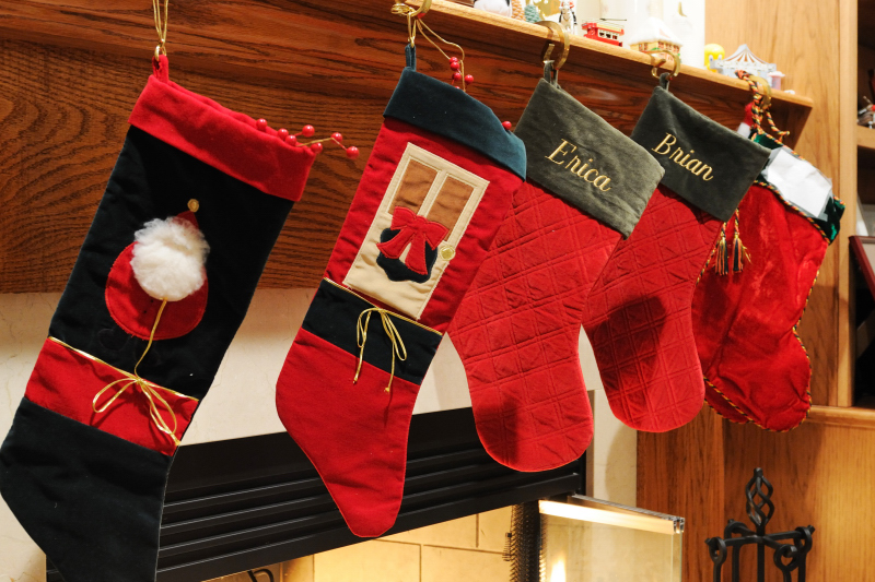 Stockings Hung By the Fireplace