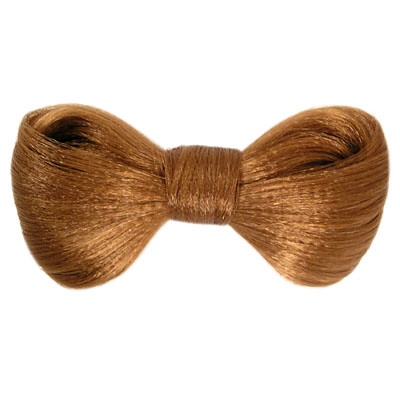 lady gaga hair bow clip. Brown Hair Bow Like Lady Gaga,