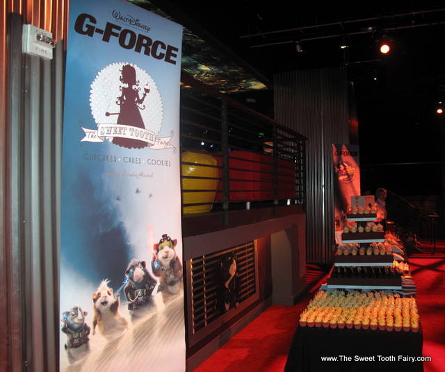 Disney's G-Force Premiere--Sweet Tooth Fairy cupcakes